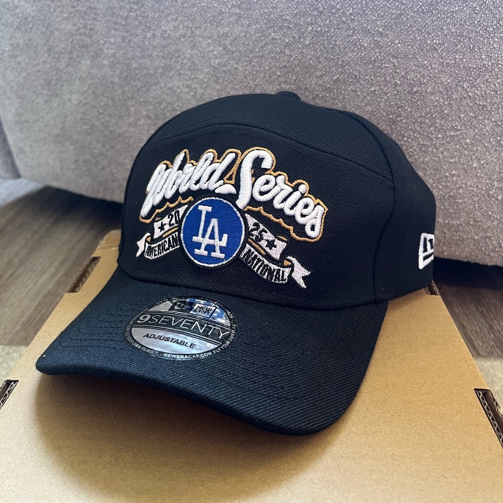 New Era Los Angeles Dodgers 2025 World Series Black Adjustable SnapBack New
